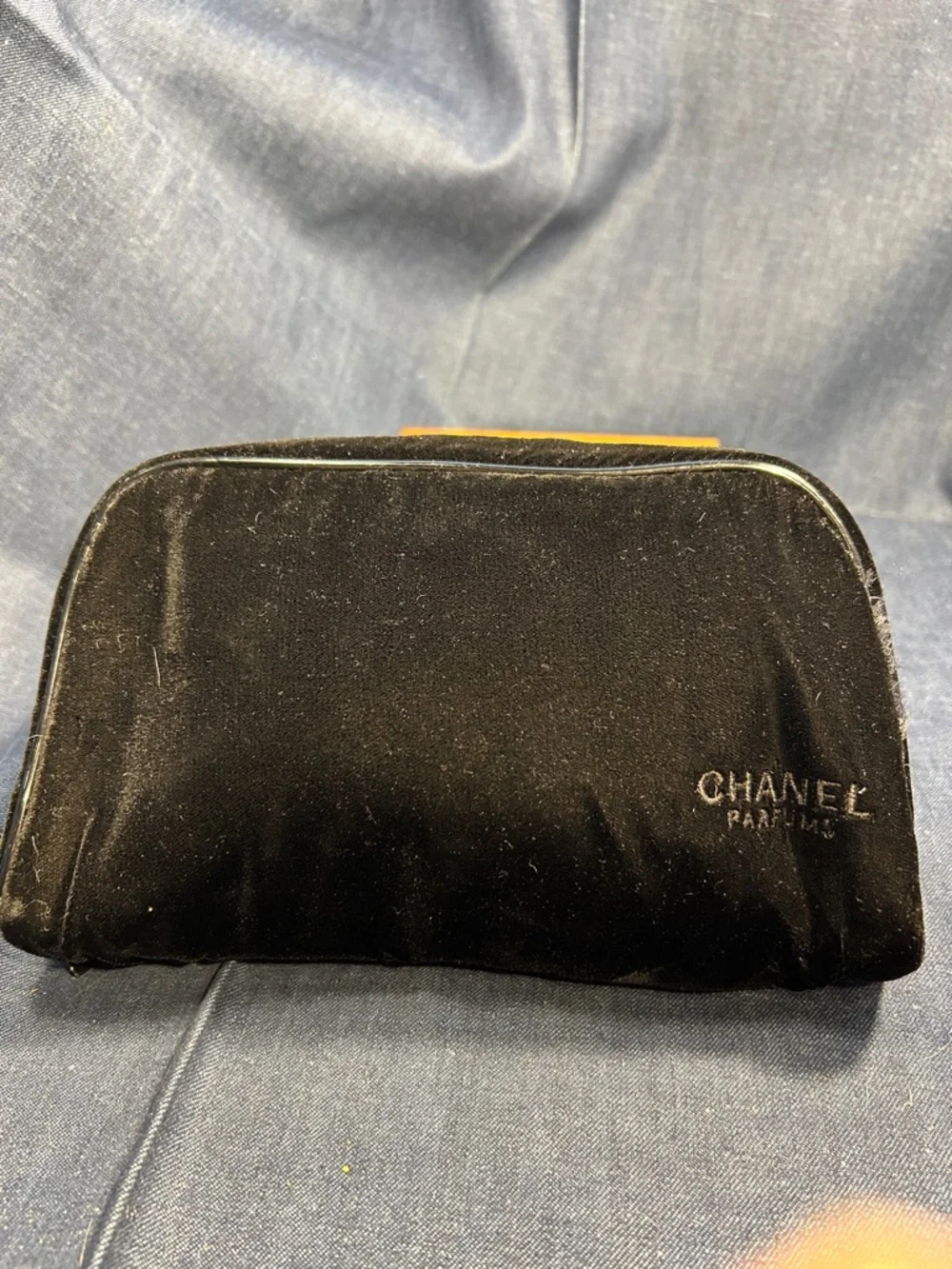 Authentic Chanel Parfums cosmetic pouch